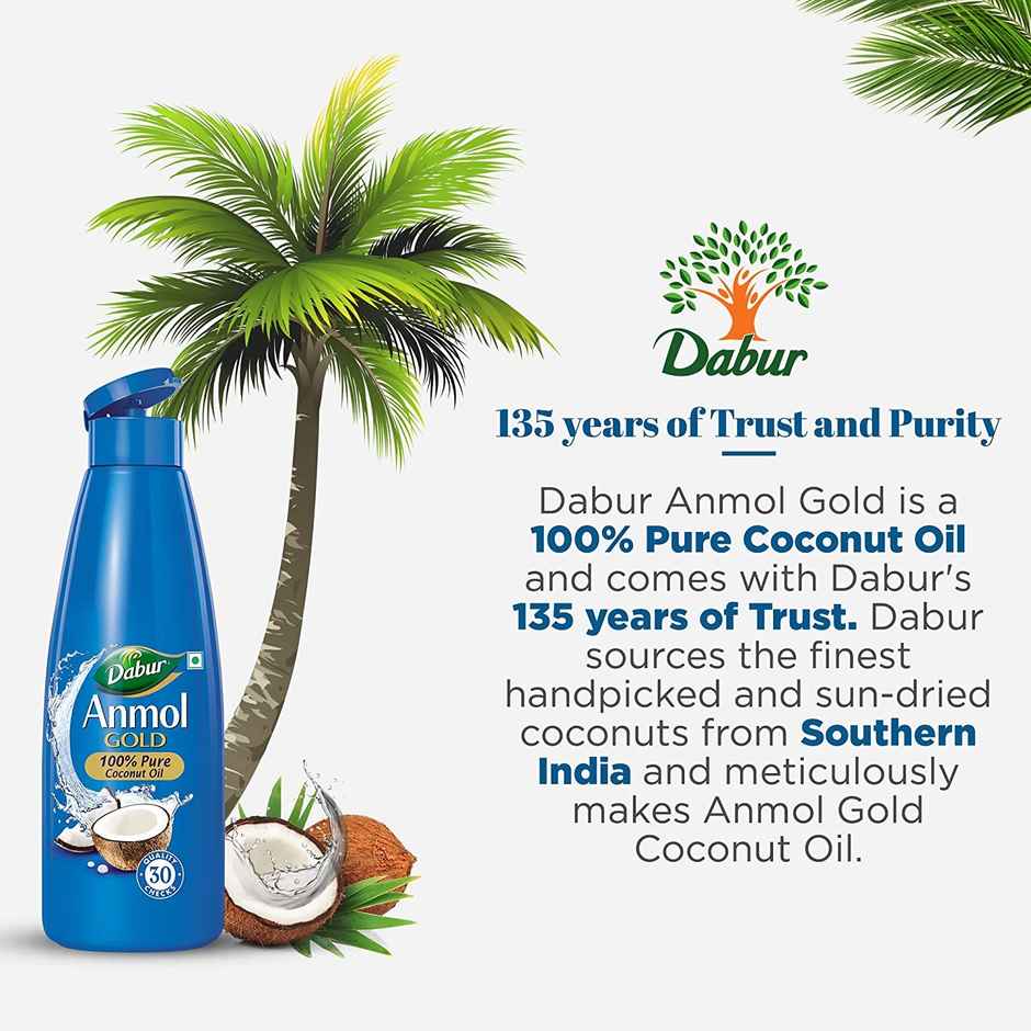 Dabur Anmol Gold 100% Pure Coconut Oil