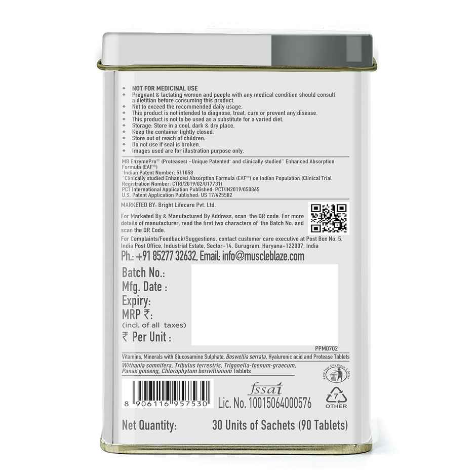 Muscleblaze Biozyme Daily Multivitamin (90 Tablets)