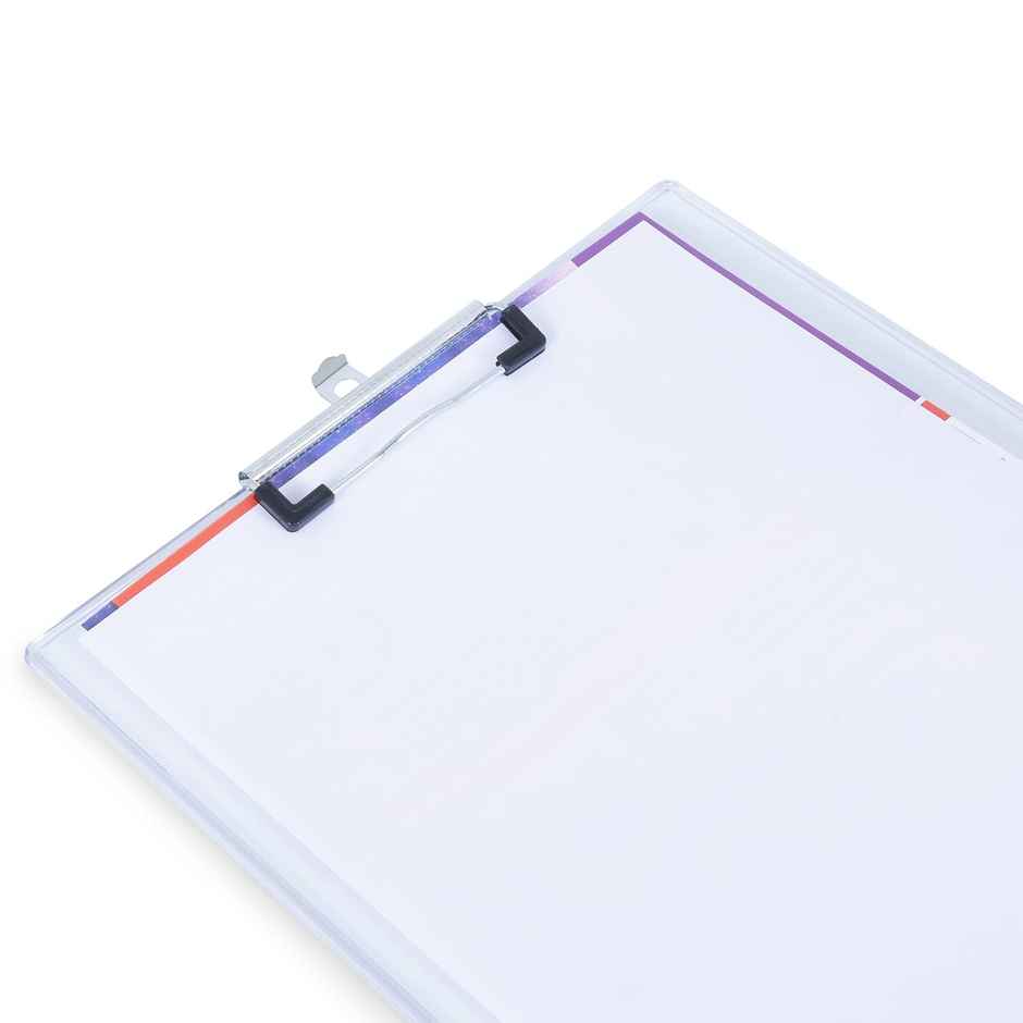 ABK Flexible Transparent Clip Board - A4 Size