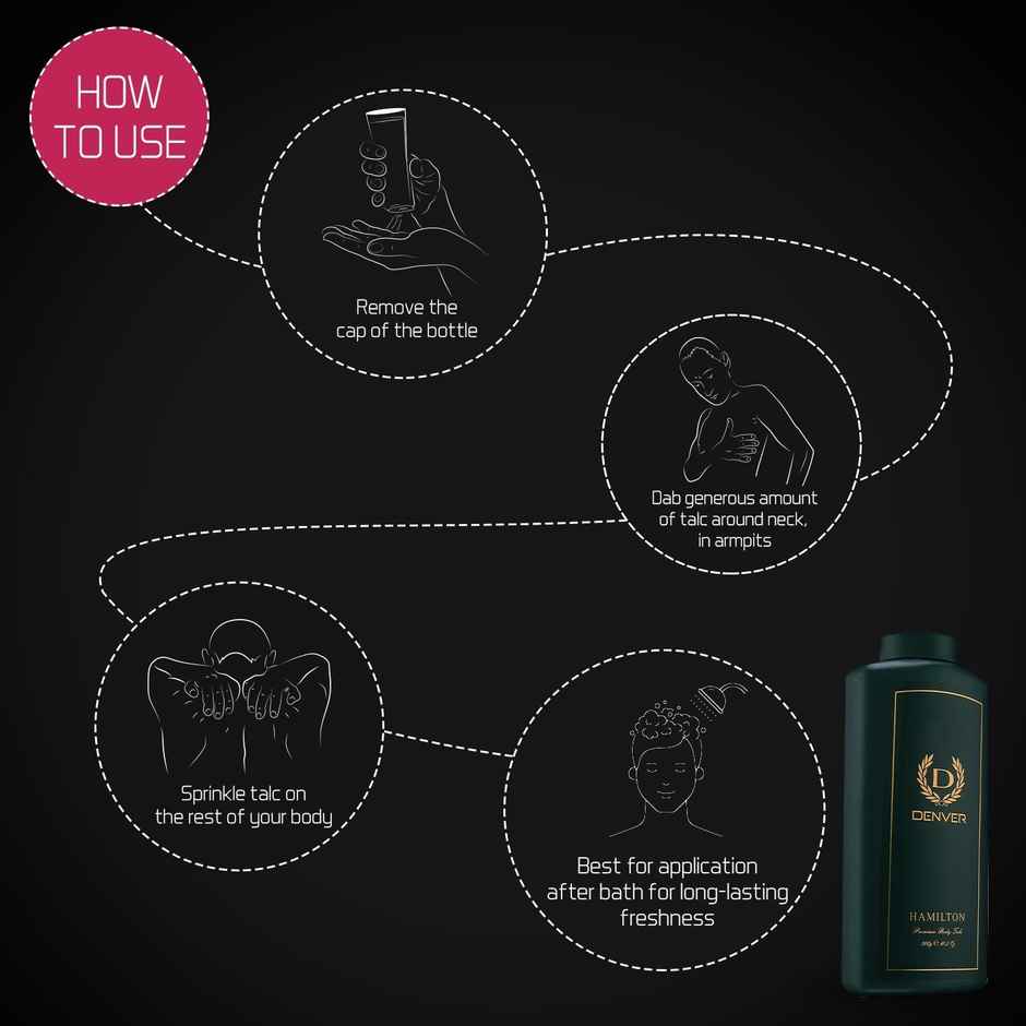 DENVER Hamilton Premium Talc