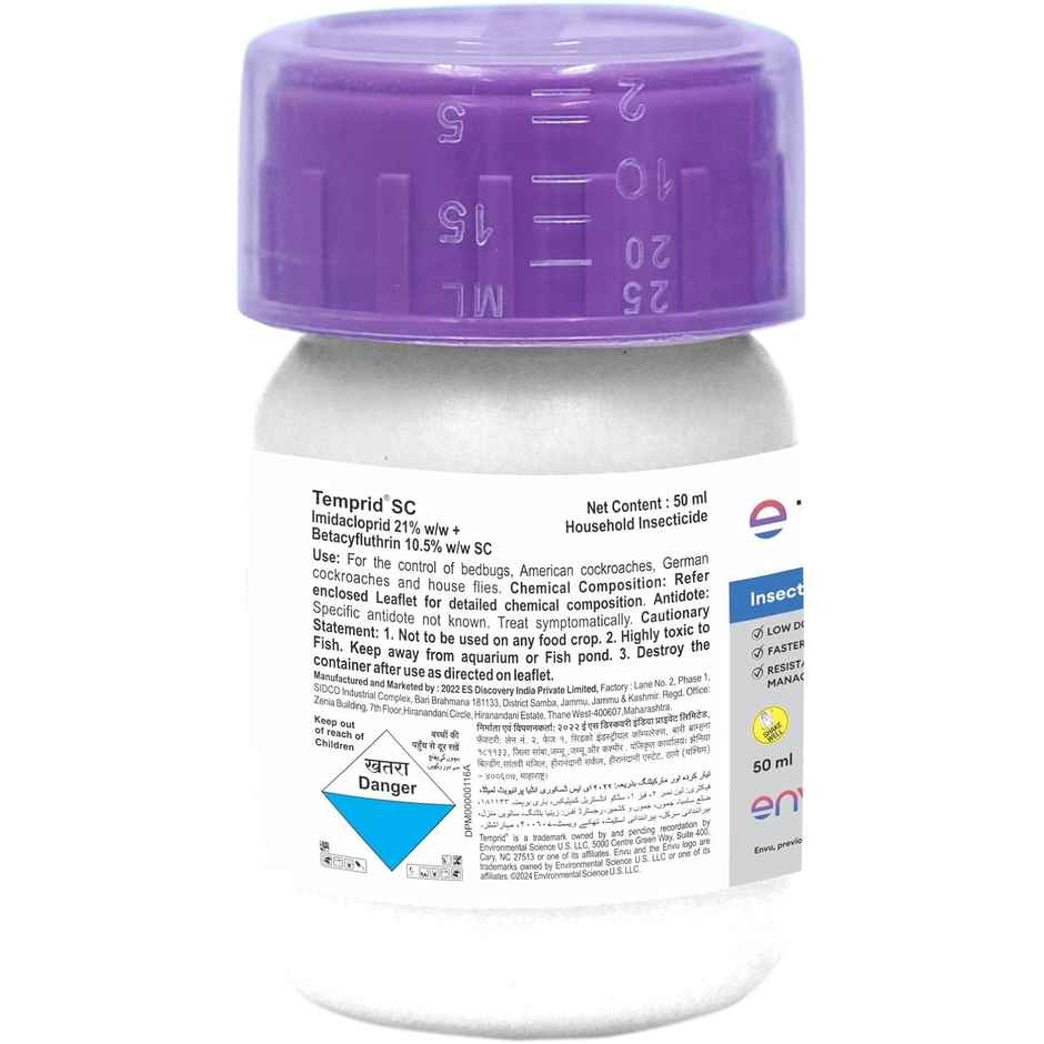 Bayer Temprid Pest Control | Cockroaches, Bed Bugs & House Flies | No Smell | Mix With Water