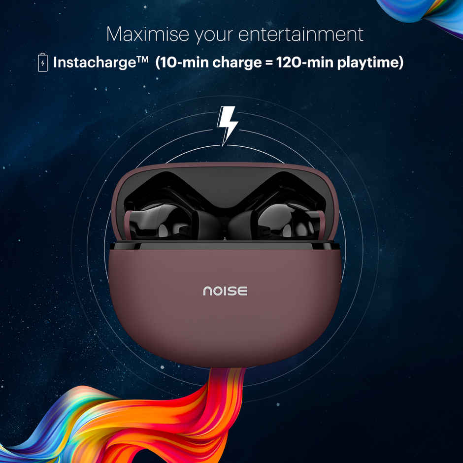 Noise Buds VS102 Plus 70H Playtime 4 Mic ENC 11mm Driver Instacharge TWS Earbuds | Deep Wine