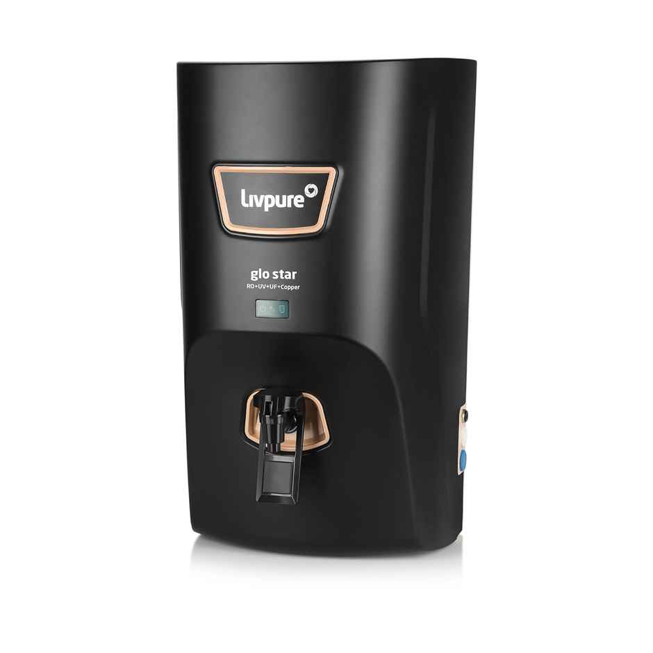 Livpure Glo Star Copper Water Purifier | 8 Stage Advanced Purification | RO+UV+UF Copper