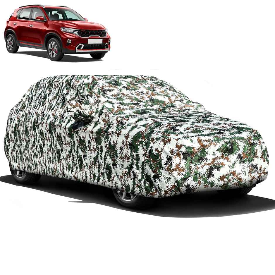 Autofy Kargil Car Cover For Kia Sonet | Year 2020 Onwards - Flock Layer Inside