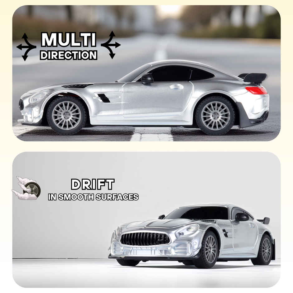 Frendo Hi Speed Remote Control Car 1:24 - Amg Silver