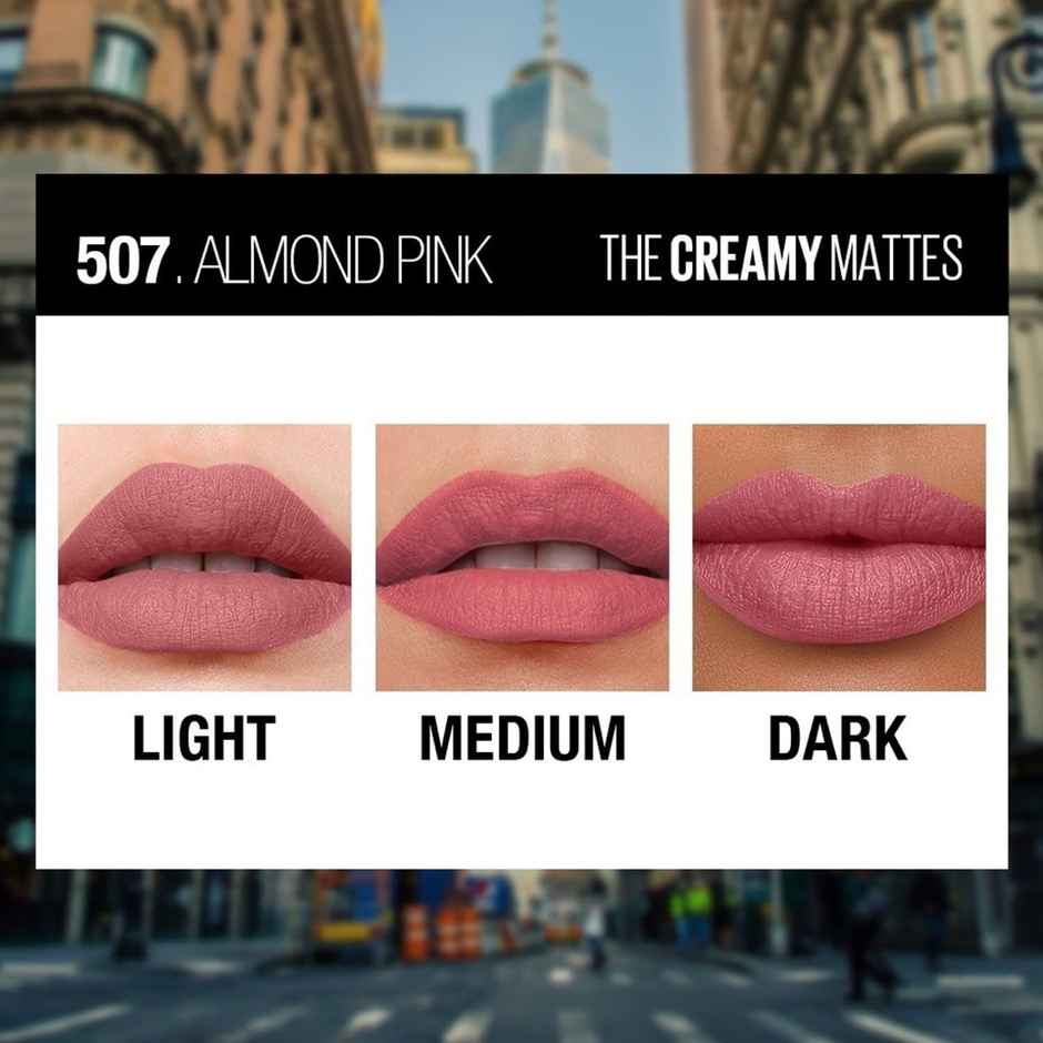 Maybelline New York Color Sensational Lipstick - Almond Pink | Long Lasting