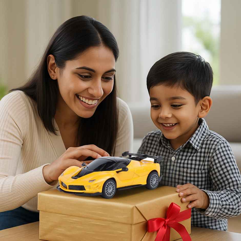 Race N Roll Hi Speed Rechargeable Remote Control Car 1:24 - Fer Yellow