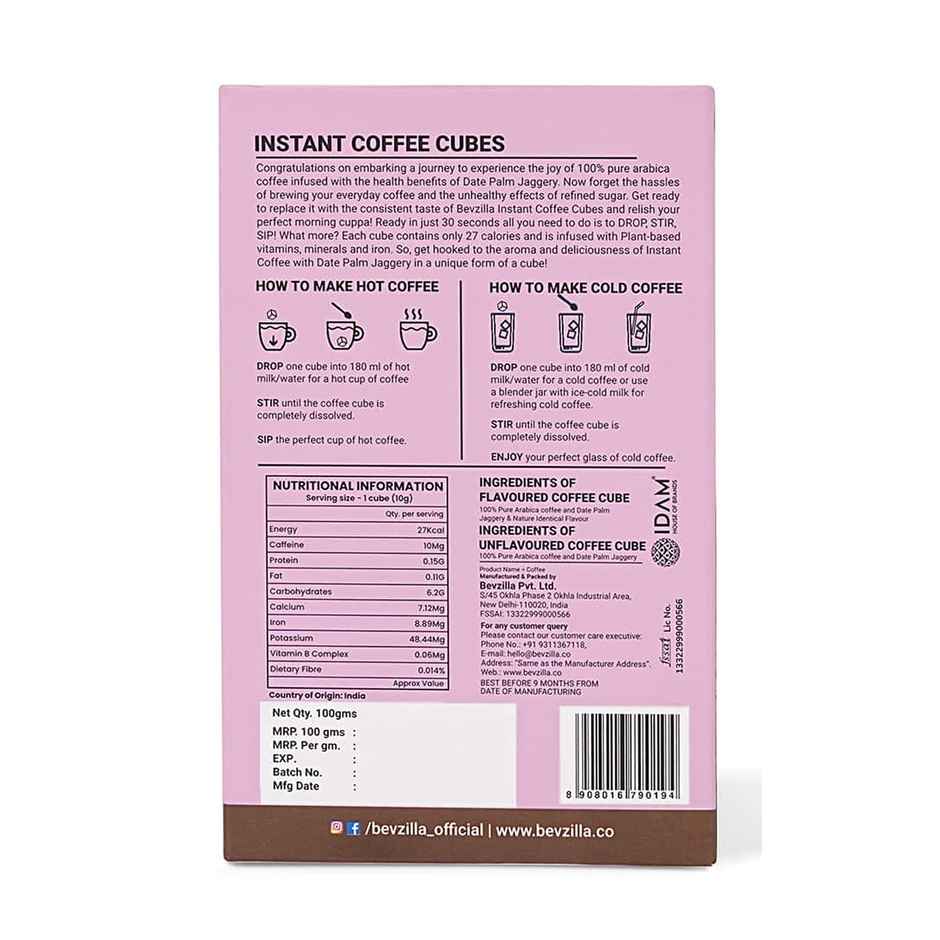 Bevzilla 10 Classic Instant Coffee Cubes