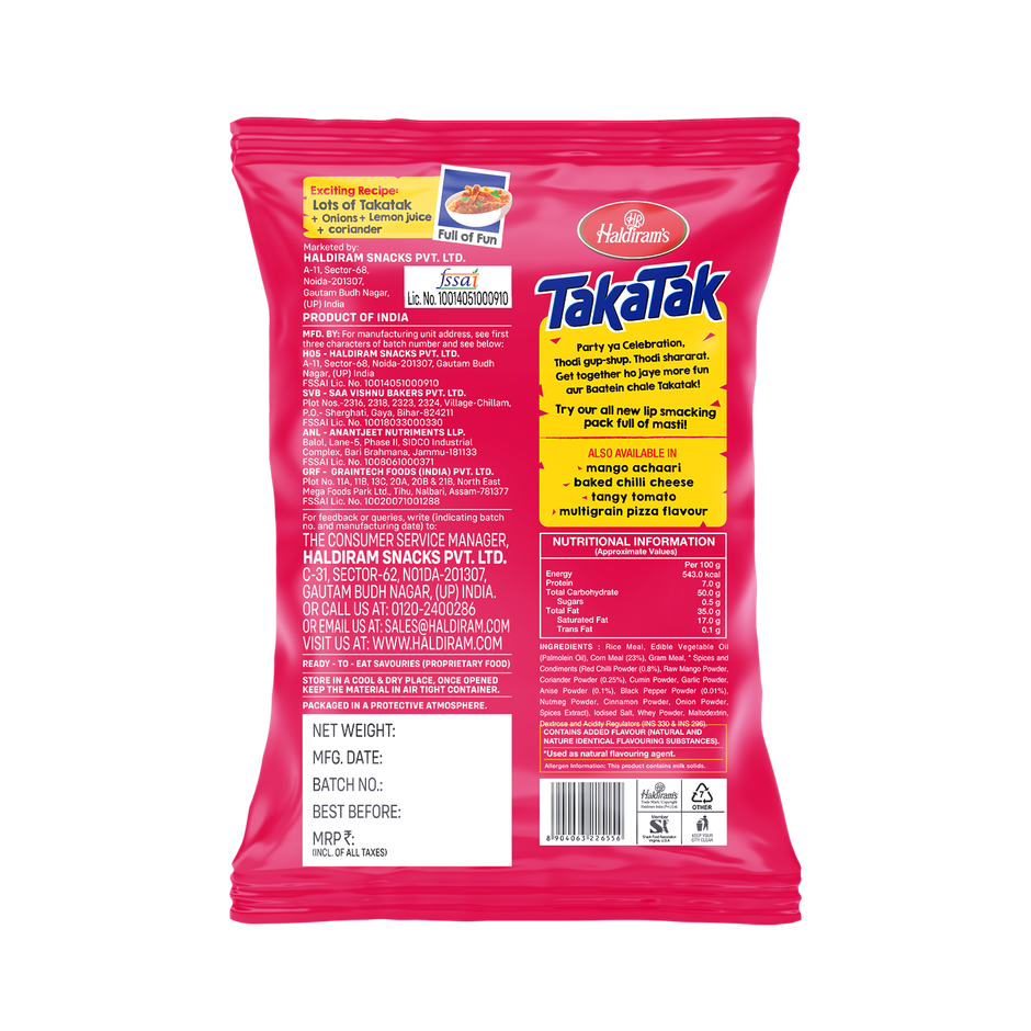 Haldiram TakaTak - Chatpata Masala