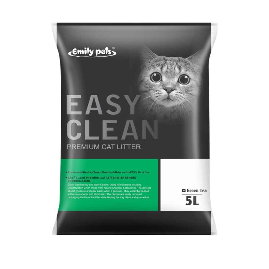 Emily Pets Premium Bentonite Cat Litter | Green Tea
