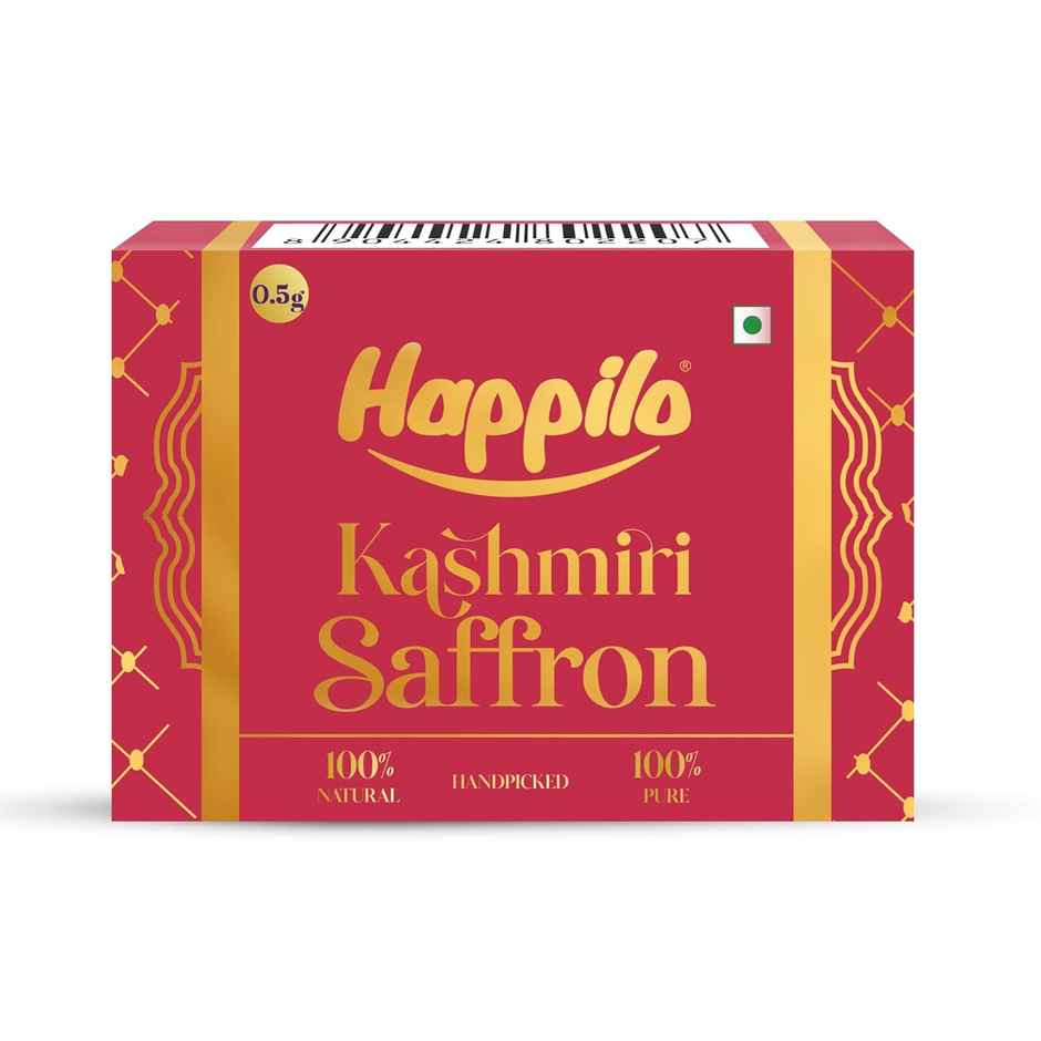 Happilo Premium Kashmiri Saffron, Handpicked Pure Kesar