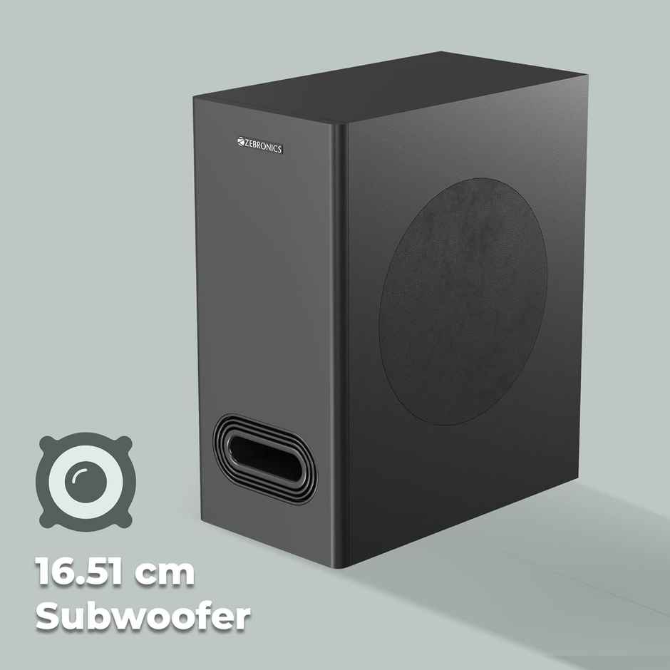 Zebronics Jukebar 9500WS PRO Dolby 5.1 soundbar with Wireless Satellites, Dolby Audio, 525W (Black)