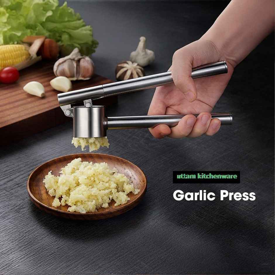Uttam Garlic & Ginger Press With Stainless Steel Groove