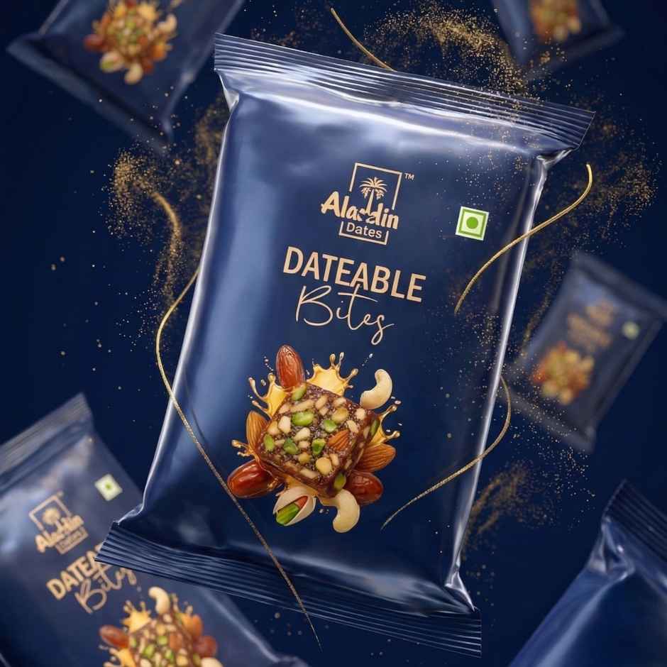 Aladdin Dates Dateable Bites Dry Fruit Barfi