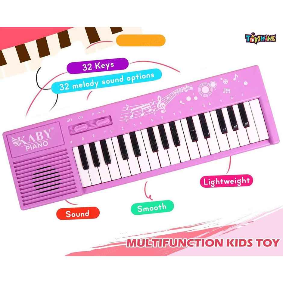 Toyshine Mini Keyboard Piano with 32 Keys & Melody Sounds for Kids - Assorted