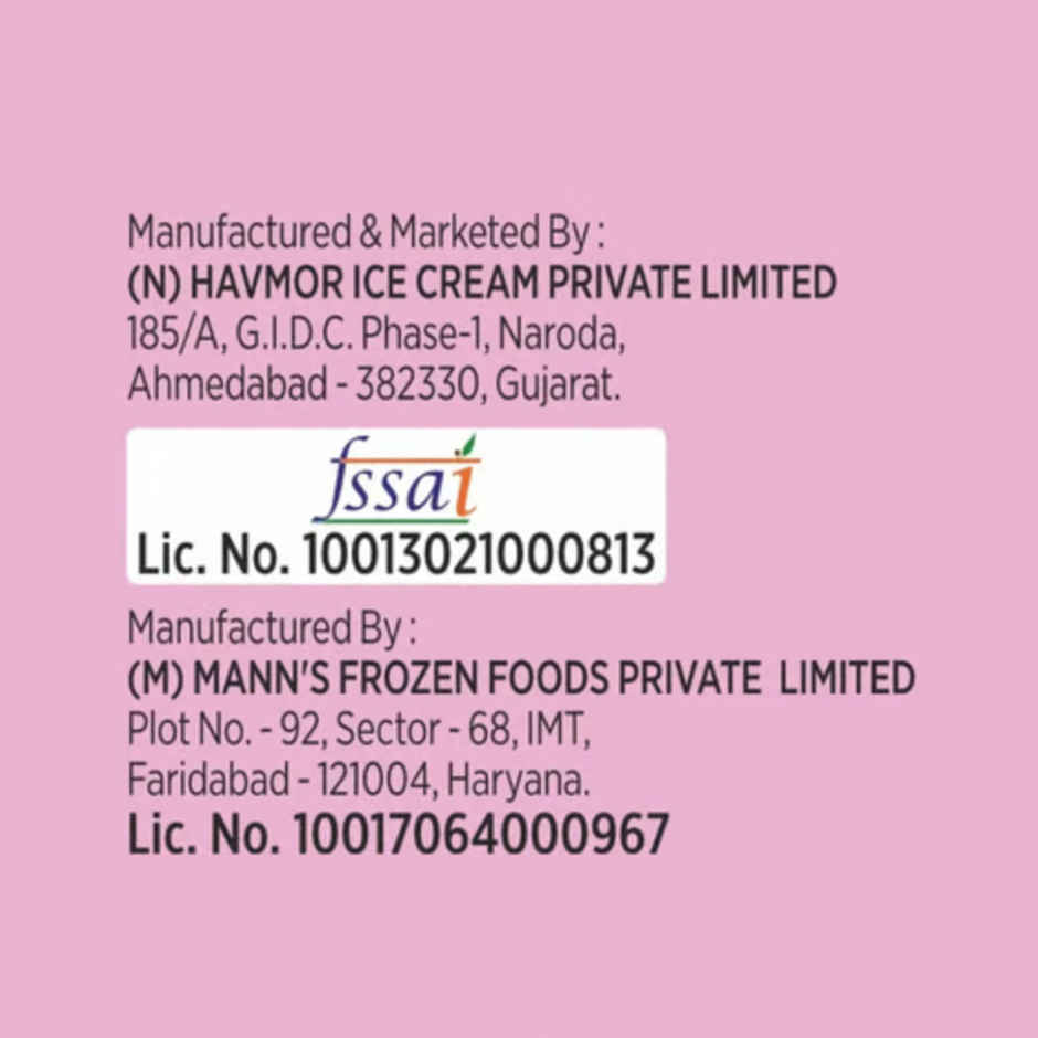 Havmor Mahabaleshwar Strawberry 500 Ml Tub