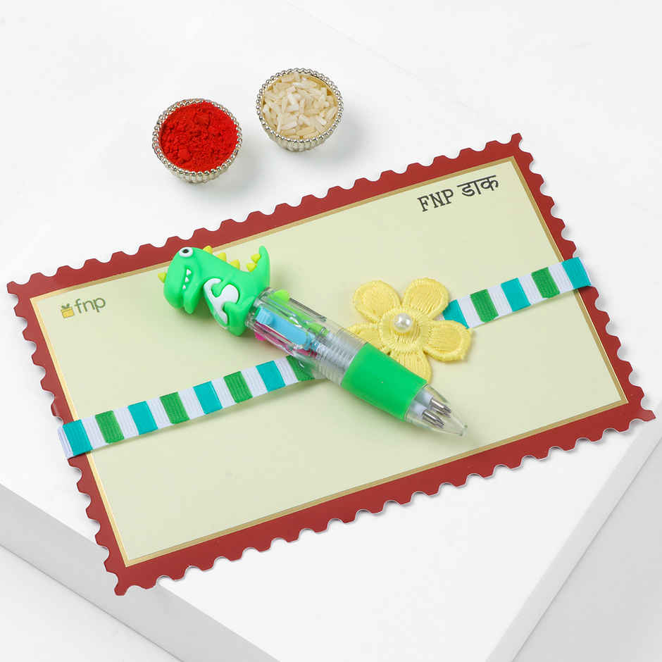 Kids Rakhi | Dino Magic Pen | Pack of 1 | FNP