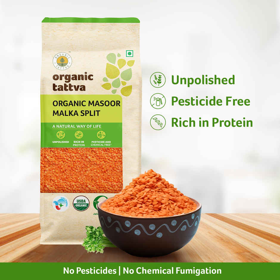 Organic Tattva Masoor Malka Split