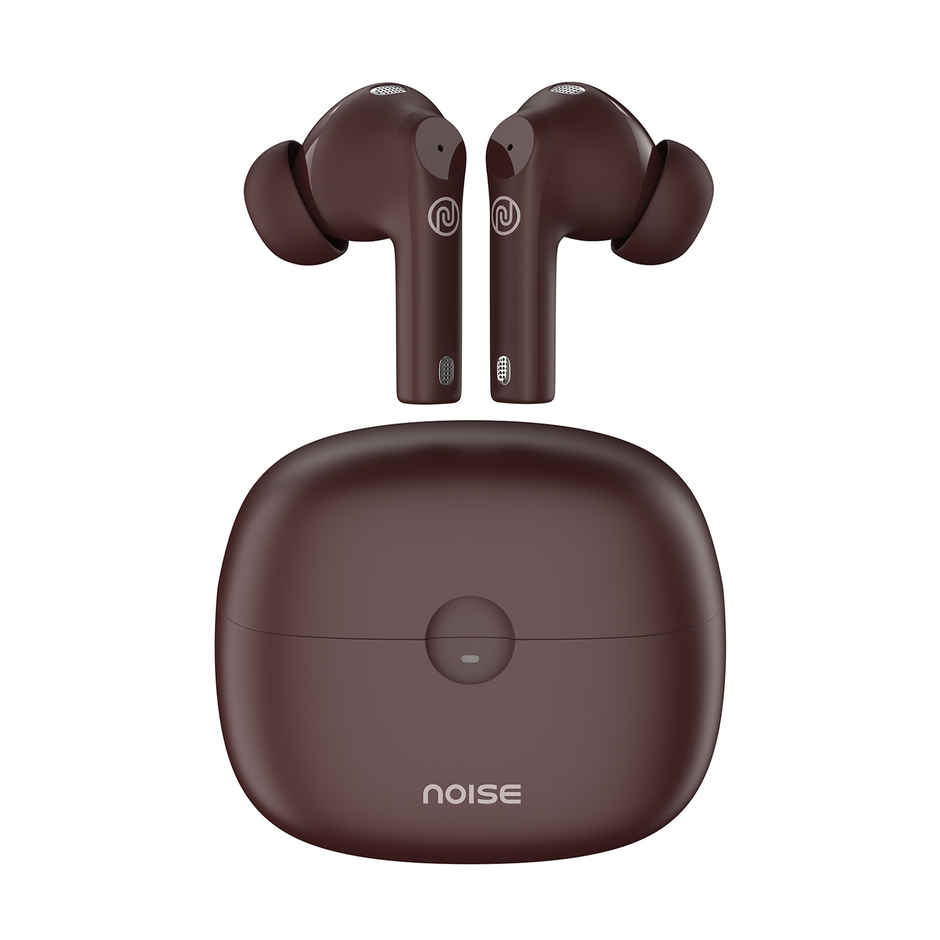 Noise Buds Nero TWS Earbuds with Rubberised Finish, Quad Mic ENC & 45H Playtime, IPX5 Water Resistance - Deep Wine
