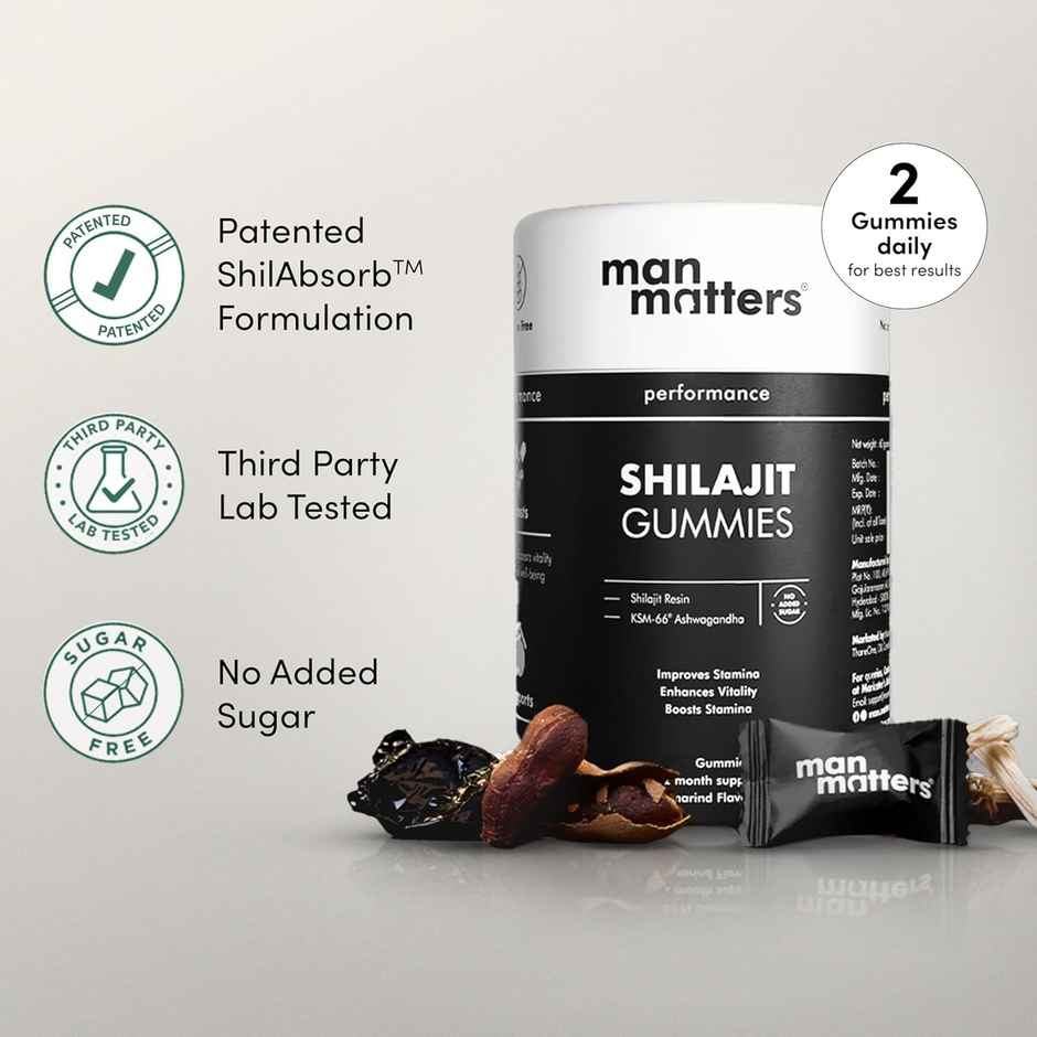 Man Matters Shilajit Gummies | 30 Gummies