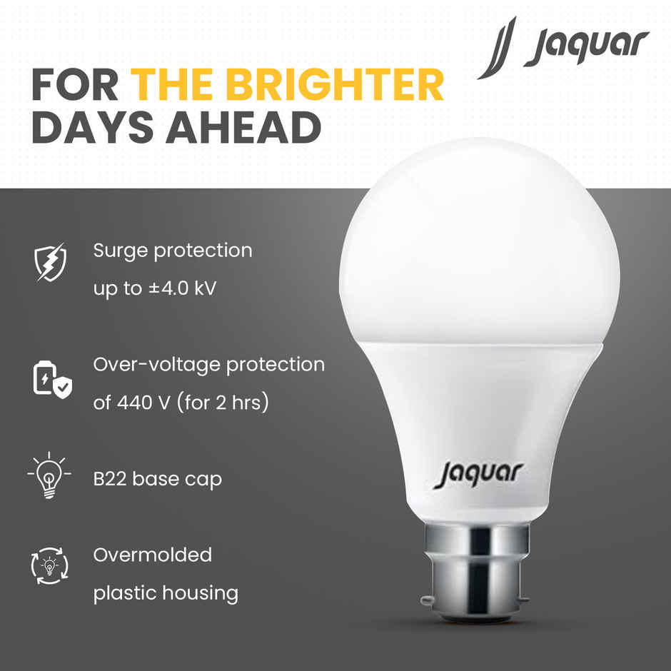 Jaquar 12W Prima Led B22 Bulb Cool white