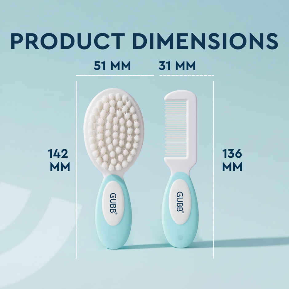 GUBB Comb & Brush | Nylon Hair
