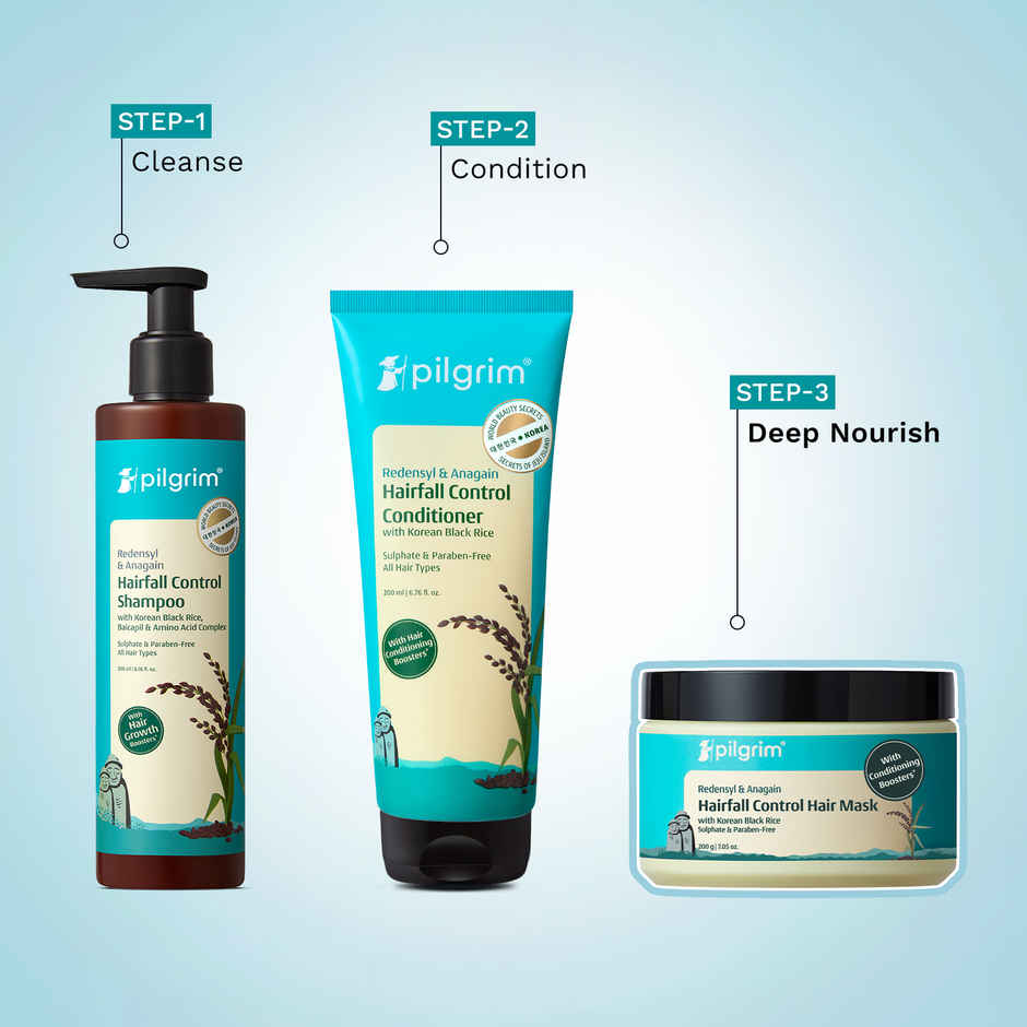 Pilgrim Redensyl & Anagain Hair Fall Control Hair Mask