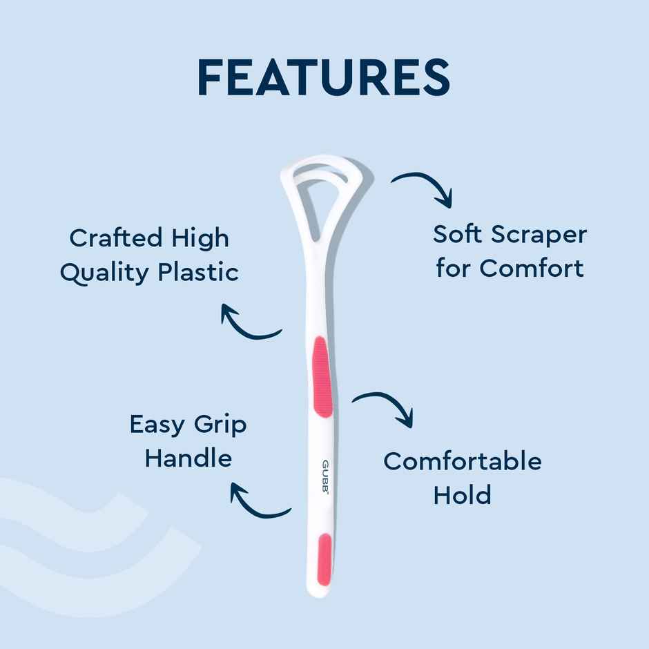 GUBB Plastic Tongue Cleaner Set | Assorted