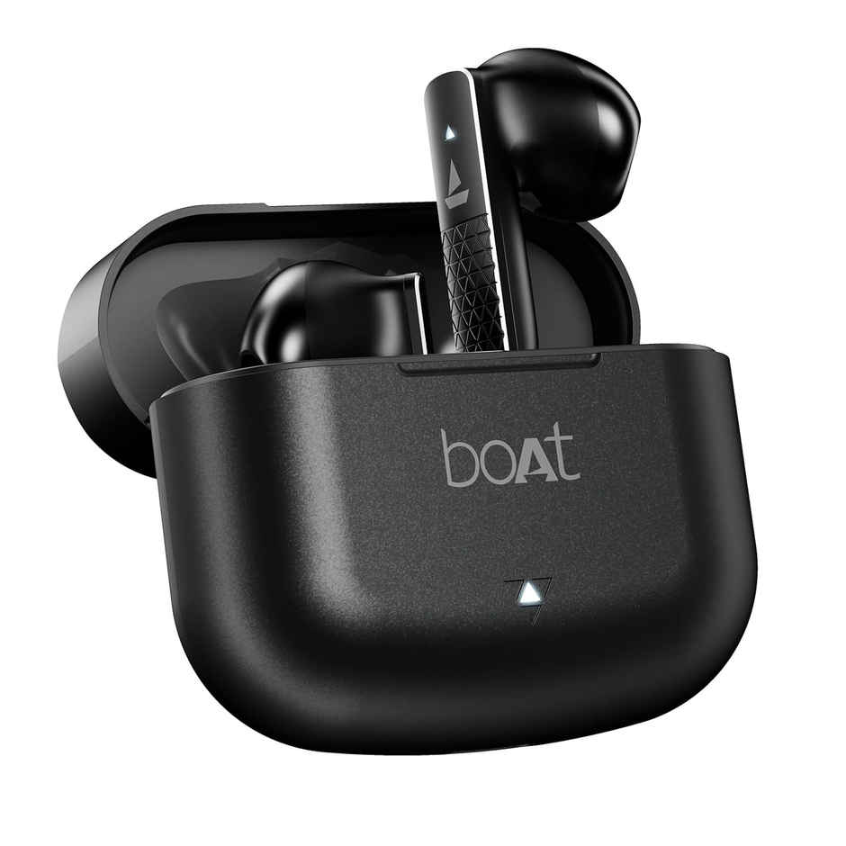 boAt Airdopes 91 Prime TWS in Ear Earbuds with mic, 45HRS Battery, 13mm Drivers, Metallic Finish, Low Latency,ENx Tech, Fast Charge, v5.3 Bluetooth - Midnight Black