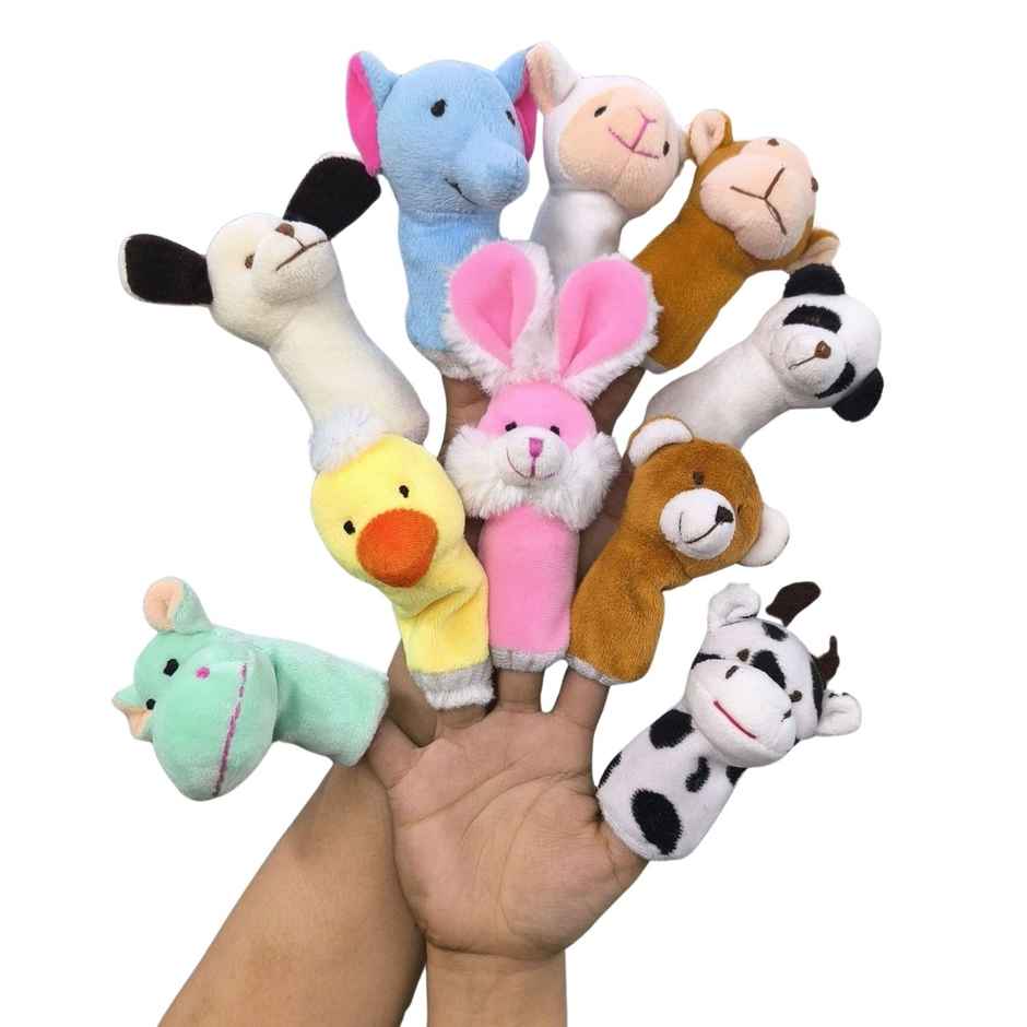 Sterling Finger Puppets Pack Of 10 - Multi