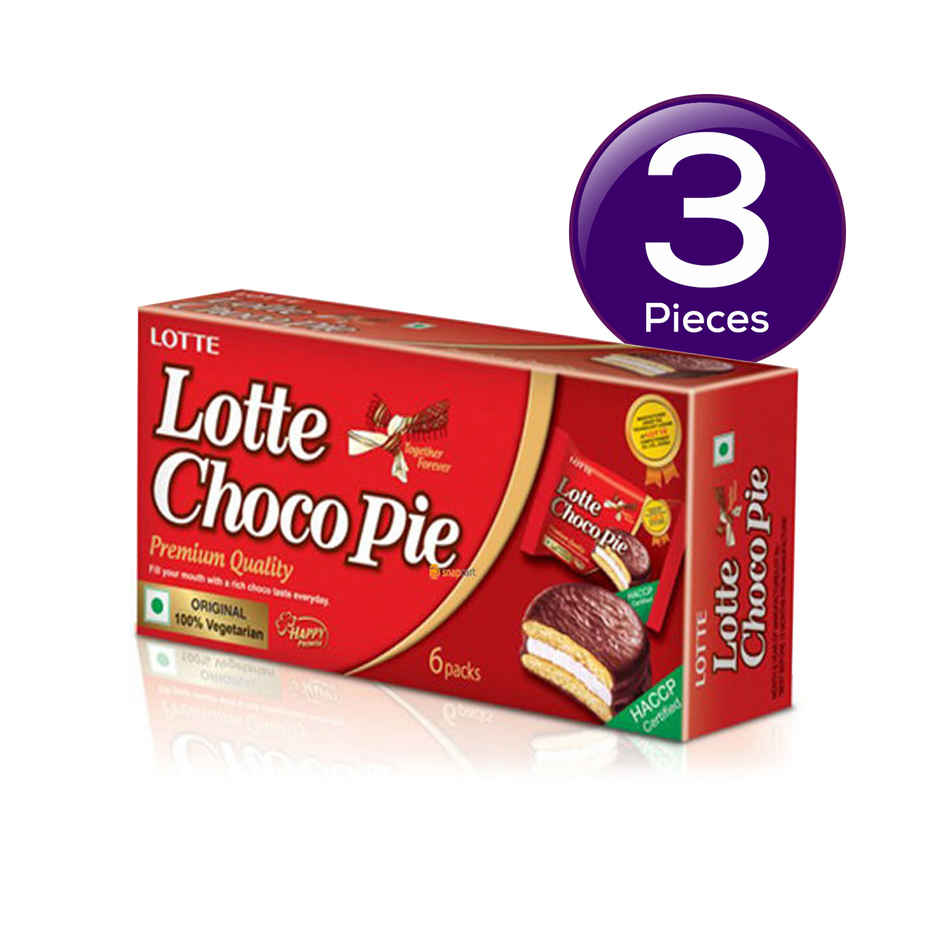 Lotte Choco Pie Chocolate | Trans Fat-free Combo