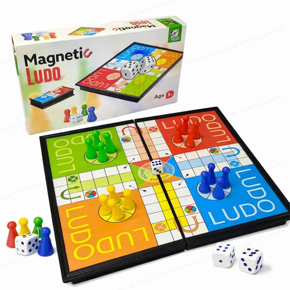 Fablue Magnetic Ludo Board Game for Kids | Educational & Learning Board Game