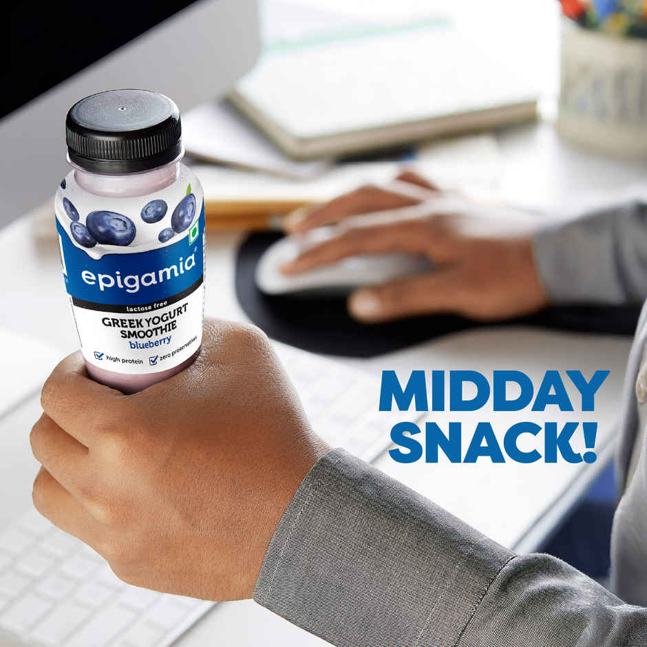 Epigamia Protein Smoothie Blueberry