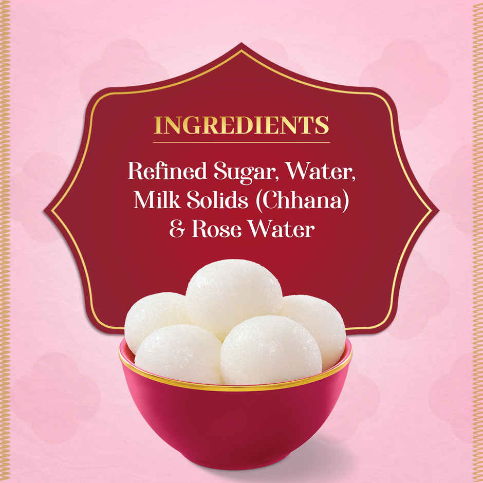 Haldiram's Rasgulla | Soft & Juicy Sweet