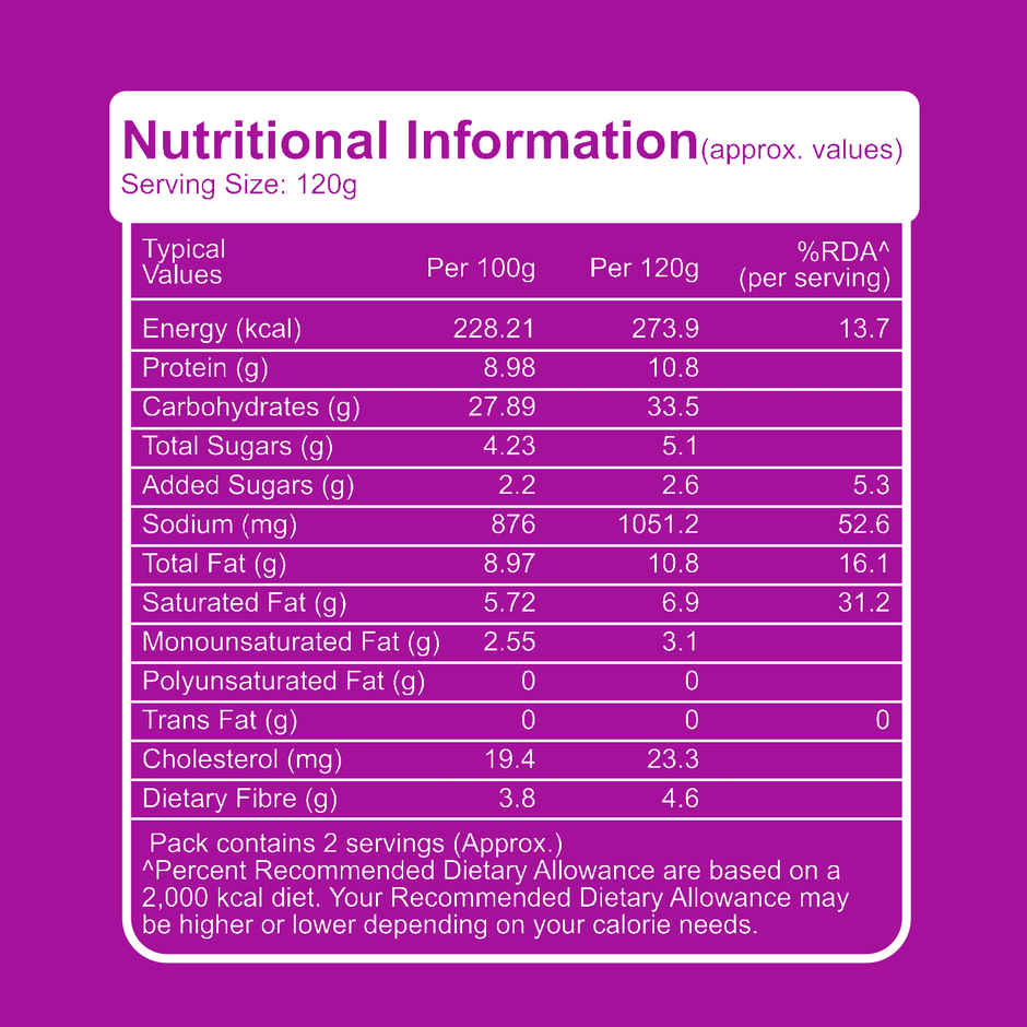 HyFun Veg Paradise Pizza, Cheesy Snack | Frozen