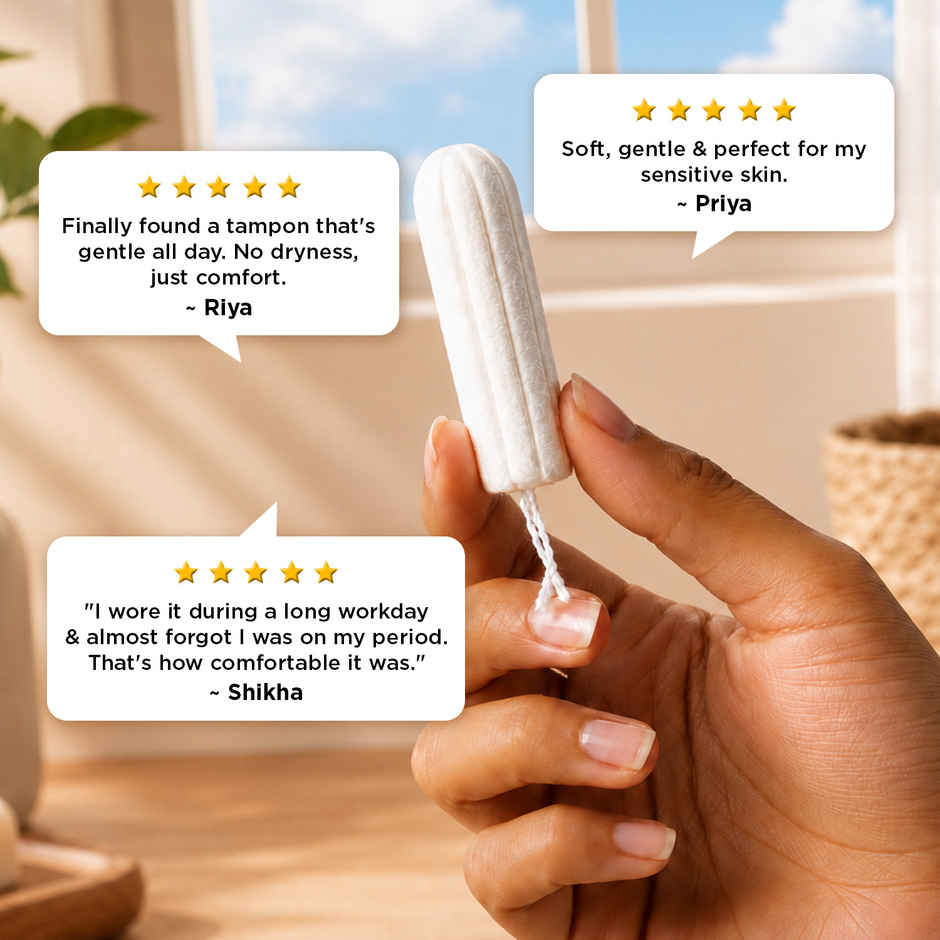 Pee Safe Regular Tampons for Light Flow | High-Absorbant & Leak-Proof Protection