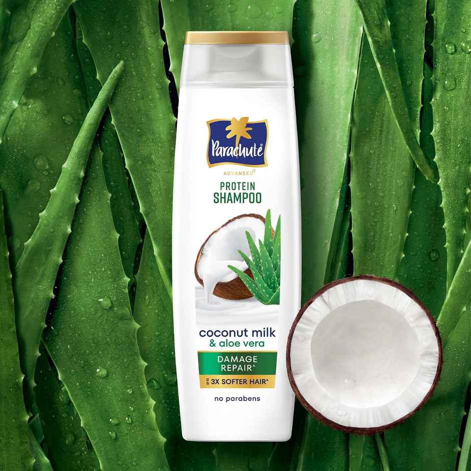 Parachute Advansed Damage Repair Protein Shampoo | Coconut Milk and Aloe Vera