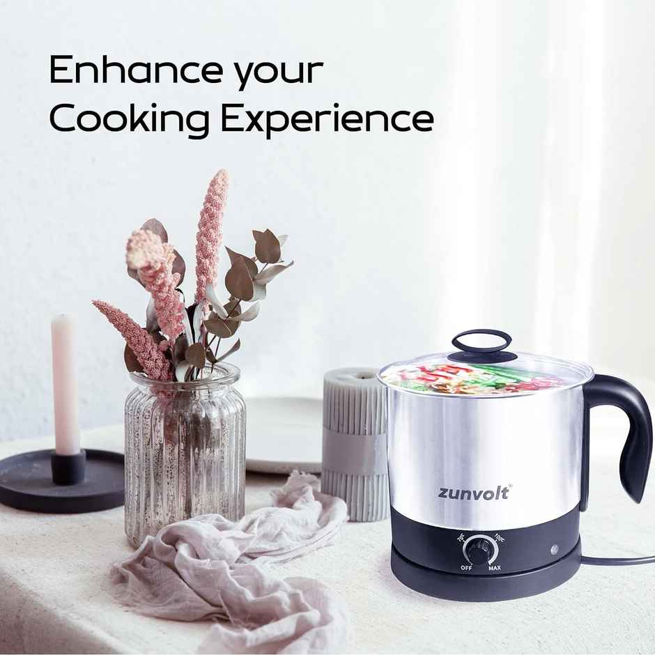 ZunVolt 1.5 L Multi Cooker Electric Kettle | 1.5 L | Stainless Steel