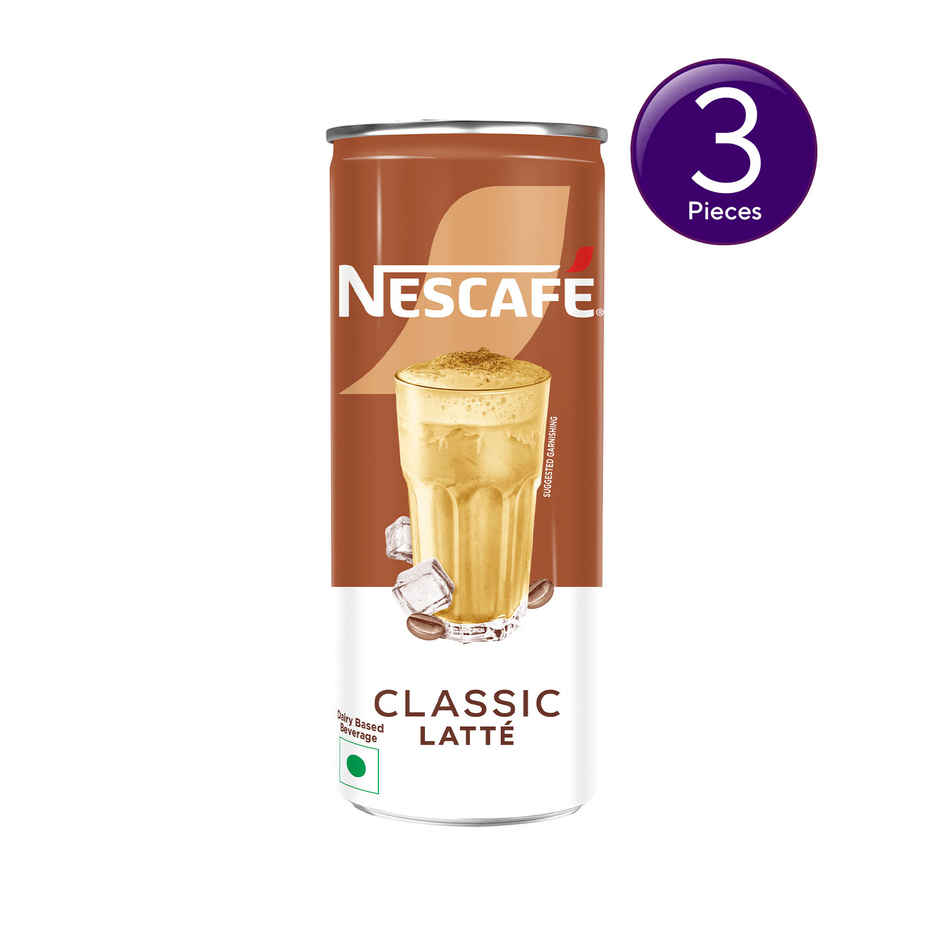 Nescafe Cafe Style Classic Latte Cold Coffee Combo 