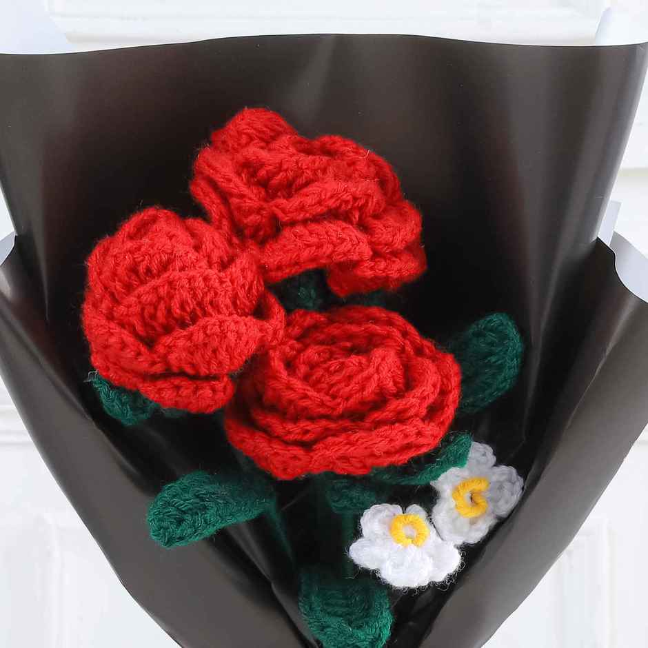 Forever Love Artificial Crochet Flower Bouquet | Ideal for Gifting | FNP