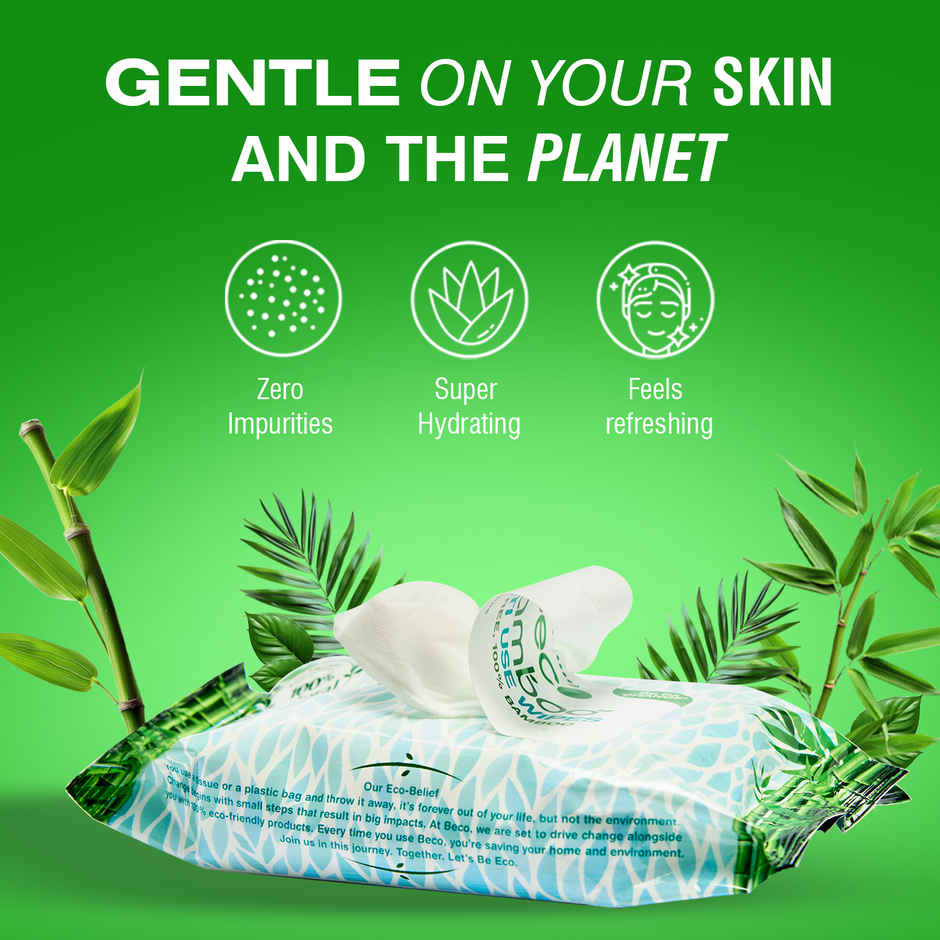 Beco Adult and Baby Wet Wipes - Bamboo & Aloe Vera