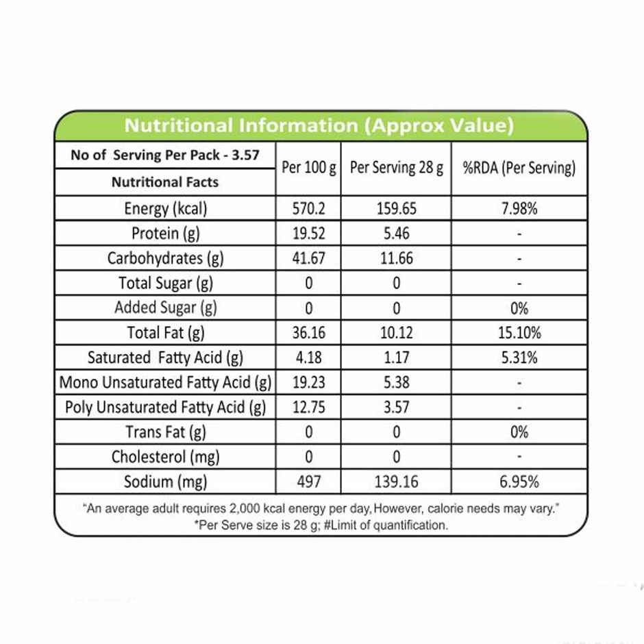 Nutraj Roasted & Salted Pistachio kernel