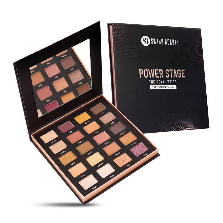 Swiss Beauty Power Stage Eyeshadow Palette - 02 Royal Tribe