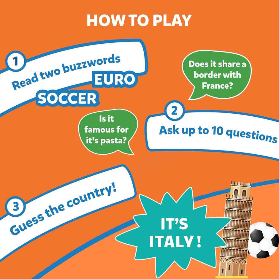 Skillmatics Guess In 10 - Countries Of The World Card Game (8+ Years)