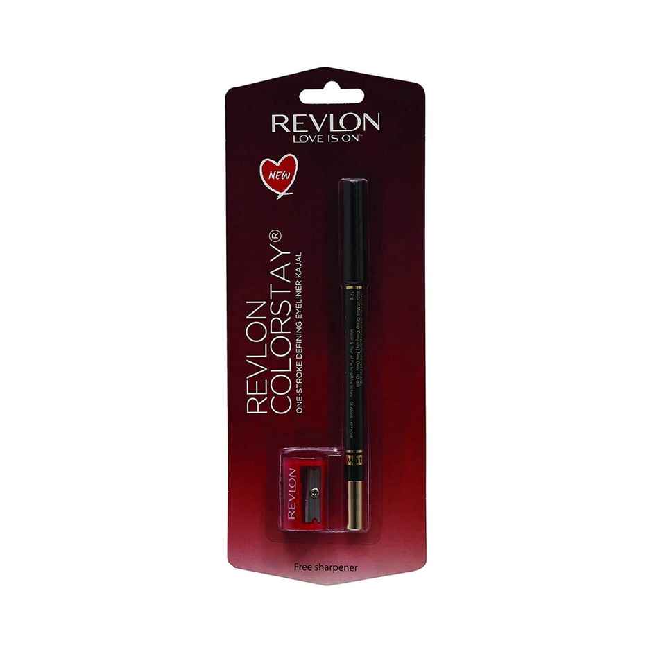 Revlon Colorstay One Stroke Defining Eyeliner Kajal | Blackest Black