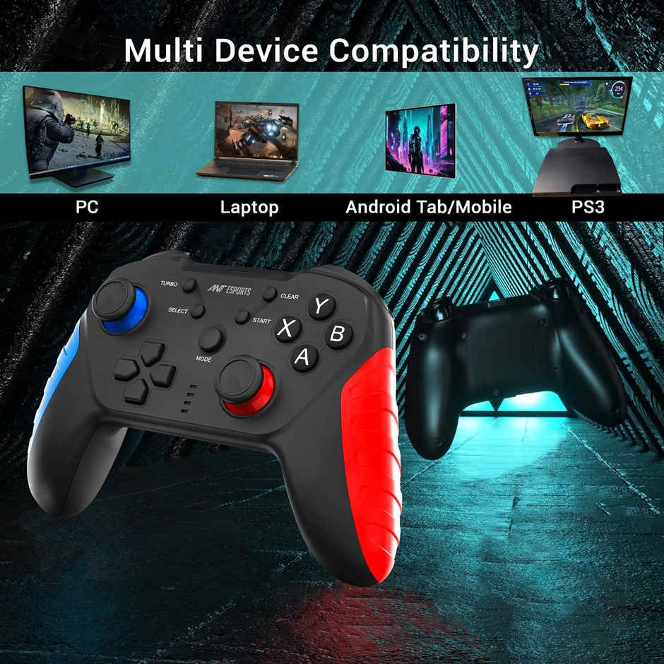 Ant Esports GP310 Wireless Gamepad (For PC & Laptop, Black) - 1 Unit