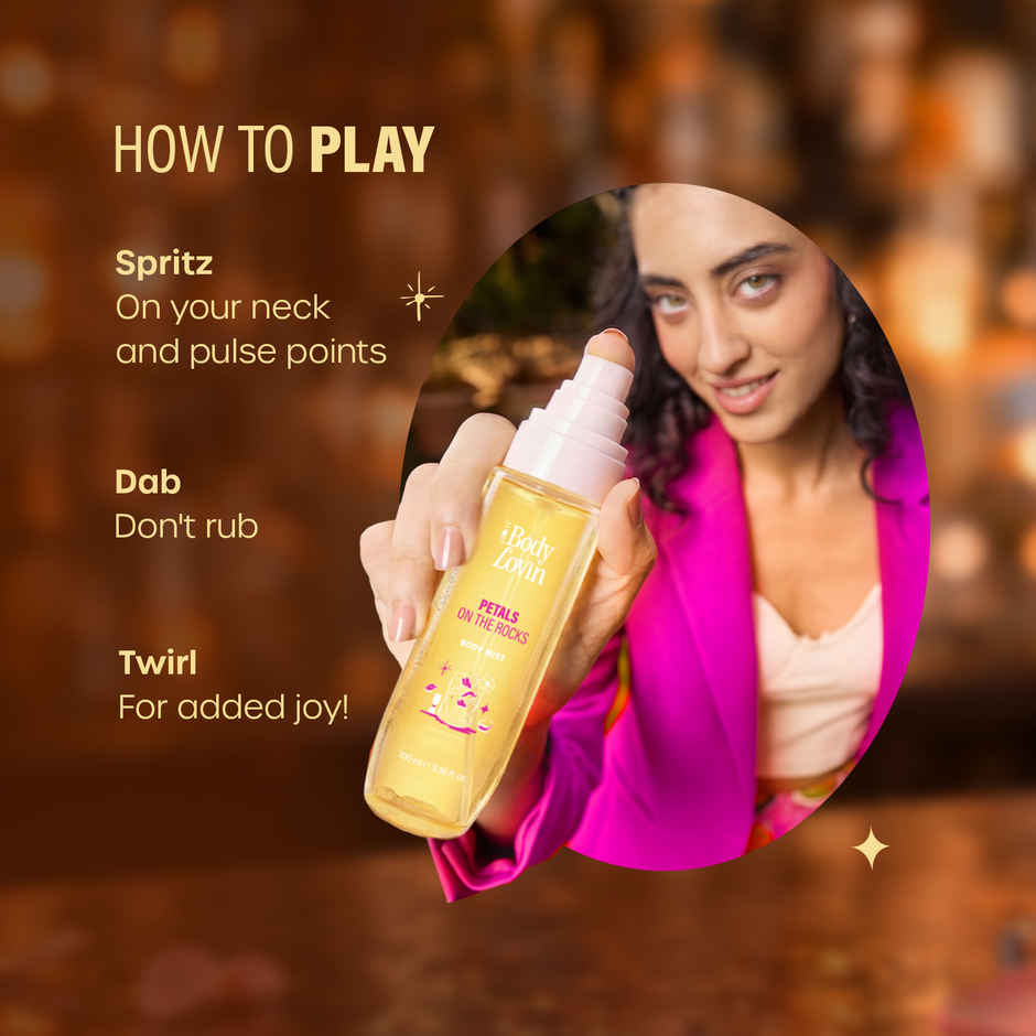 Plum BodyLovin Petals On The Rocks Body Mist