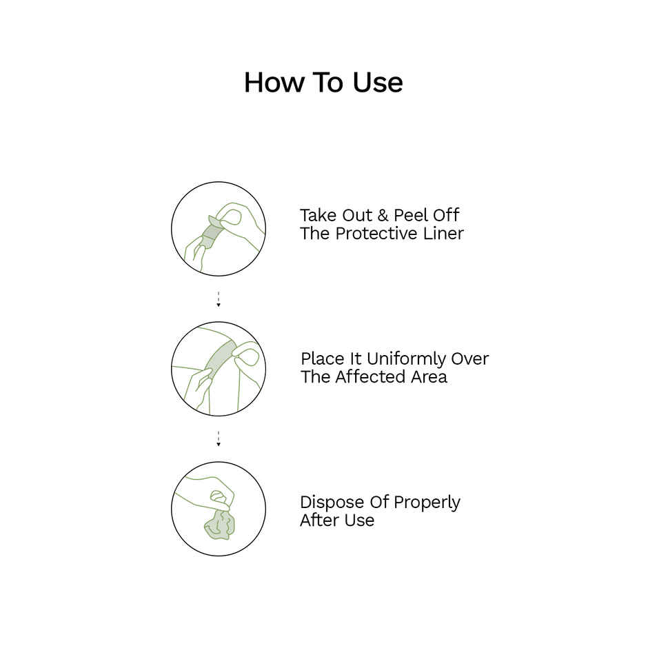 Pee Safe Herbal Pain Relief Patch | Instant Relief from Cramps & Muscular Pain