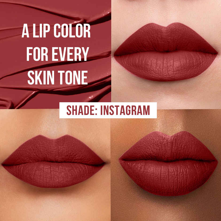Insight Cosmetics 24 Hrs Non Transfer Matte Lipstick | Instagram