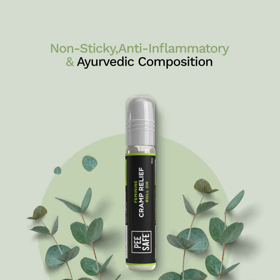 Pee Safe Pain Relief Roll On | Instant Relief from Cramps & Muscular Pain